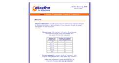 Desktop Screenshot of adaptivehrsolutions.com